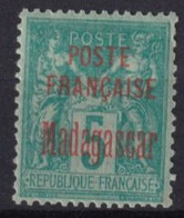 MADAGASCAR - 1895 - YT N° 14 * MH - COTE 2022 = 30 EUR - Ongebruikt