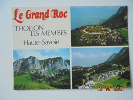 Delcampe - Thollon Les Memises. Dominant Le Lac Leman, Les Memises Et Le Grand Roc. AS De Coeur VC100TH - Thollon