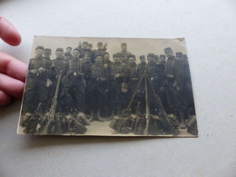 C-45 , Carte-Photo, WW1, Groupe De Soldats, Fusils, Masques à Gaz, à Blois, Mars 1913 - War 1914-18