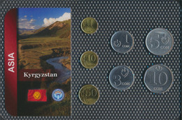 Kirgisistan Stgl./unzirkuliert Kursmünzen Stgl./unzirkuliert Ab 2008 1 Tyiyn Bis 10 Som (9664036 - Kirghizistan