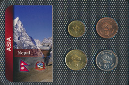 Nepal 1997 Stgl./unzirkuliert Kursmünzen 1997 1 Rupee Bis 10 Rupees (9664151 - Népal