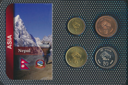 Nepal 1997 Stgl./unzirkuliert Kursmünzen 1997 1 Rupee Bis 10 Rupees (9664153 - Nepal