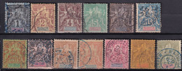 MADAGASCAR - 1896 - YT N° 28/40 OBLITERES TB ! - COTE 2022 = 50 EUR - Usati