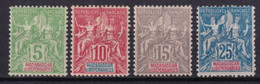 MADAGASCAR - 1896 - YT N° 42A/45 * MLH - COTE 2022 = 51 EUR - Ongebruikt