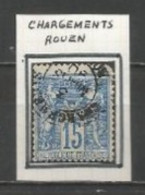 France - Type Sage - N°90 - Obl. - CHARGEMENTS ROUEN (Seine-Maritime) - Unclassified