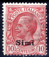 Egeo - Simi - 10 Centesimi * - Egeo (Simi)