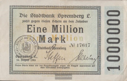 Spremberg (Lower) Inflationsgeld City Spremberg Used (III) 1923 1 One Million Mark - 1 Miljoen Mark