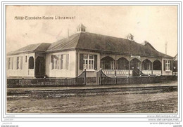 LIBRAMONT ..-- GARE .  Militär - Eisenbahn - Kasino ..-- Cachet Allemand . Feldpost . Voir Verso . - Libramont-Chevigny