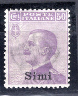 Egeo - Simi - 50 Centesimi  ** - Egée (Simi)