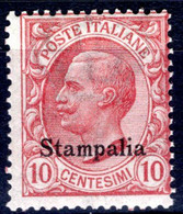 Egeo - Stampalia - 10 Centesimi  ** - Ägäis (Stampalia)