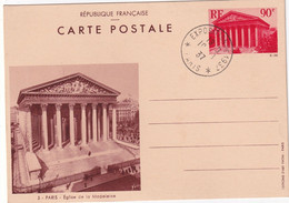 FRANCE  1937  ENTIER POSTAL/GANZSACHE/POSTAL STATIONERY CARTE DE PARIS EXPO - Standaardpostkaarten En TSC (Voor 1995)