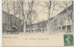 D 83.  SAINT ZACHARIE.  COURS LOUIS BLANC AN 1909. - Saint-Zacharie