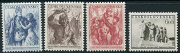 CZECHOSLOVAKIA 1955 Liberation Anniversary MNH / **.  Michel 902-05 - Neufs