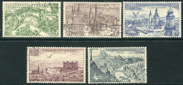 CZECHOSLOVAKIA 1955 City Views Used.  Michel 894-98 - Used Stamps