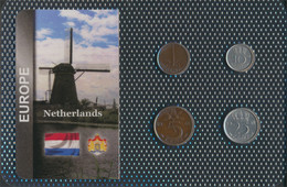 Niederlande 1948 Sehr Schön Kursmünzen 1948 1 Cent Bis 25 Cents (9664147 - Colecciones