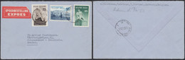 Breendonk - Série Complète çàd N°860/2 Sur Lettre En Expres De Antwerpen (1951) > Sweden (Suède) - Covers & Documents