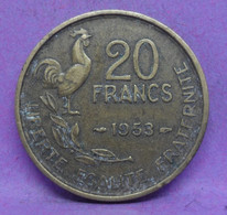 20 Francs G Guiraud 1953 - TTB - Ancienne Pièce De Monnaie Collection Française - N24119 - L. 20 Francs