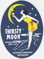 PHOENIX BREWERY -  (HEYWOOD, ENGLAND) - THIRSTY MOON (B) - PUMP CLIP FRONT - Insegne