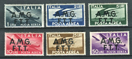 TRIESTE A 1947 POSTA AEREA DEMOCRATICA ** MNH - Correo Aéreo