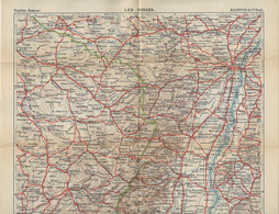 CARTE PLAN 1911 - 29,7 X 32 Cm - LES VOSGES - Cartes Topographiques