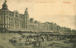 036 008 - CPA - Belgique - Ostende - Hôtel Continental Et La Plage - Oostende