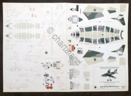 Costruzioni Carta Da Ritagliare - Modellismo Aereo - Fiat G 91 - Anni '70 - Aviones & Helicópteros