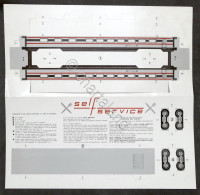 Costruzioni Carta - Modellismo Ferroviario - Carrozza Self Service - Anni '70 - Autres & Non Classés