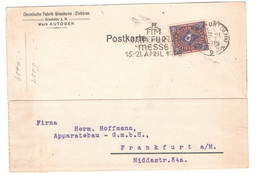 Postkarte, Griesheim Am Main, " Werk Autogen", Gel. 1923, Nach Frankfurt - Briefe U. Dokumente