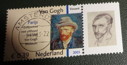 Nederland - NVPH - 2145 - 2003 - Gebruikt - Cancelled - Vincent Van Gogh - Zelfportret - Met Tab - Usati