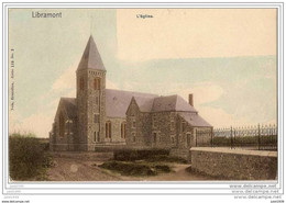 LIBRAMONT ..-- Nels 119 , N° 2 . L' Eglise . 1907 Vers TIRLEMONT ( Révérend Père TUYMANS? ) . Voir Verso . CACHET !! - Libramont-Chevigny