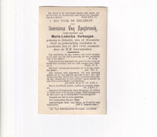Doodsprentje / Image Mortuaire - Dominicus Van Speybroeck - Ertvelde 1849 / Lochristi 1930 - Décès