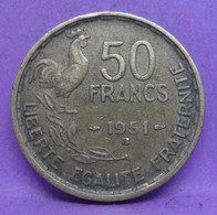 50 Francs Guiraud 1951 B - TB+ - Ancienne Pièce De Monnaie Collection Française - N24161 - M. 50 Francs