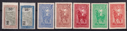 MADAGASCAR - YVERT N° 183/189 * MLH - COTE 2022 = 30 EUR. - Nuevos