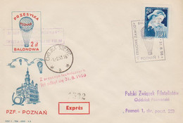 Poland Post - Balloon PBA.1958.poz.poz.01: National Competitions POZNAN - Ballonpost