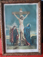 Cadre Sous Verre Sur Toile Copie Maison RAS Milan Cruxification Du Christ - Religious Art