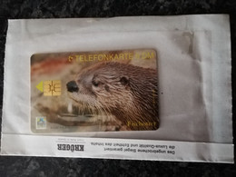 DUITSLAND/ GERMANY  CHIPCARD / OTTER/ ANIMAL       / 6 DM  CARD / O 982  MINT  CARD     **6198** - K-Serie : Serie Clienti