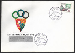 Portugal Cachet Commémoratif  Expo Philatelique Club Sportif Paço De Arcos 1985 Camping Event Postmark - Flammes & Oblitérations