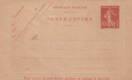 Carte Lettre Entier Postal - Cartes-lettres