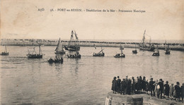 (CPA 14)  PORT-EN-BESSIN  /  Bénédiction De La Mer - Procession Nautique - - Port-en-Bessin-Huppain