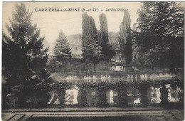 78   Carrieres Sur Seine  - Jardin Public - Carrières-sur-Seine