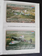 NETHERLANDS  CHIPCARD   2X HFL 5.00   SPITFIRE  AIRPLANES       MINT CARD    ** 6215** - Non Classés