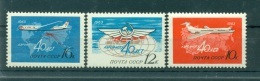 Russie - USSR 1963 - Michel N. 2720/22 - Aeroflot - Unused Stamps