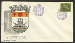Portugal Cachet Commemoratif Expo Philatelique Setubal 1958 Event Cancel - Flammes & Oblitérations