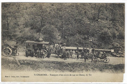 SAINT CHAMOND (42) - Transport D'un Canon De 240 Au Champ De Tir - MILITARIA - Ed. J. Gonin, St-Chamond - Saint Chamond