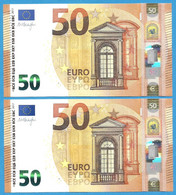 50 EURO SPAIN DRAGHI PAREJA VB-V011 UNC-FDS (D024) - 50 Euro
