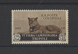 TRIPOLITAINE  YT   N° 132  Neuf *   1932 - Tripolitania
