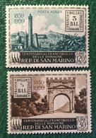 1959 - San Marino - Centenario Del Francobollo Delle Romagne - Due Valori - Nuovi - Unused Stamps