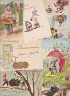Lot 2991 De 10 CPA Gnomes Nains Lutins Fantaisies Déstockage Pour Revendeurs Ou Collectionneurs - 5 - 99 Postkaarten