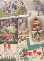 Lot 2992 De 10 CPA Gnomes Nains Lutins Fantaisies Déstockage Pour Revendeurs Ou Collectionneurs - 5 - 99 Cartes