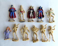 11 FIGURINES - VEGA  - LES ENNEMIS DE GOLDORAK - ATLANTIC 1978 - EN LOOSE - Goldorak